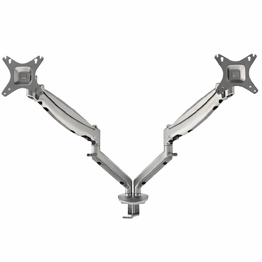 CMS Ergo CMS2867 Freedom Dual Gas Lift Monitor Arm - Silver