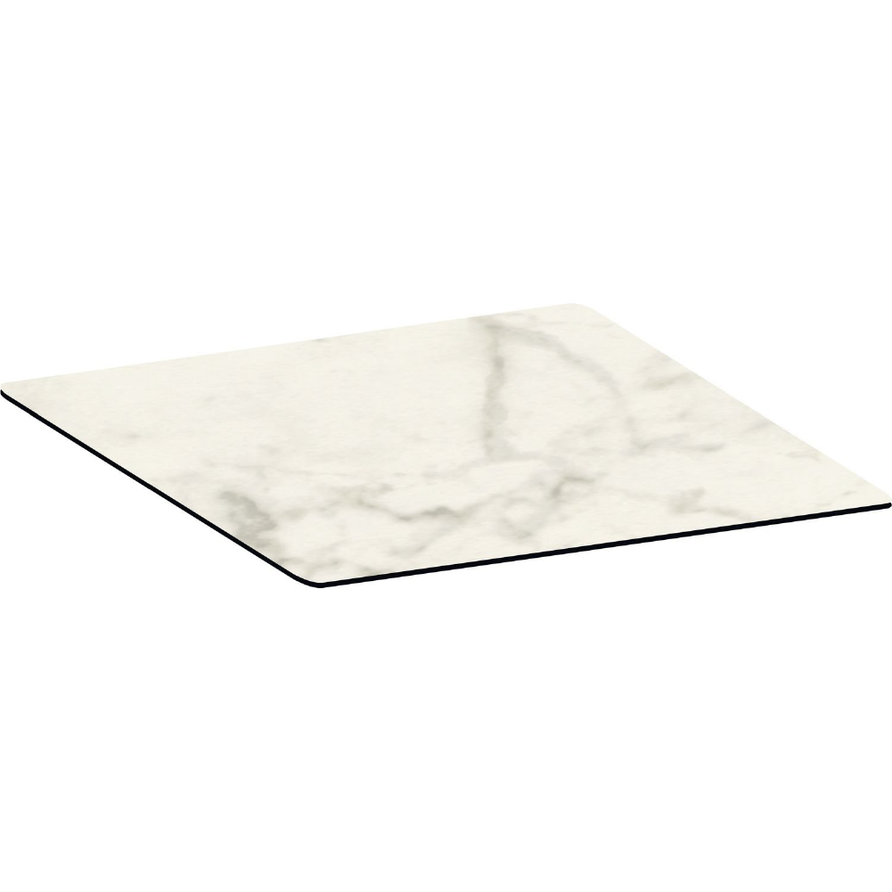 Topalit® Smartline White Marble - 1200 × 800mm Table Top