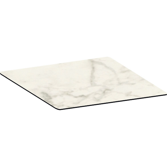 Topalit® Smartline White Marble - 1200 × 800mm Table Top