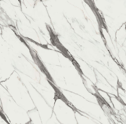 Topalit® Smartline White Marble - 1200 × 800mm Table Top