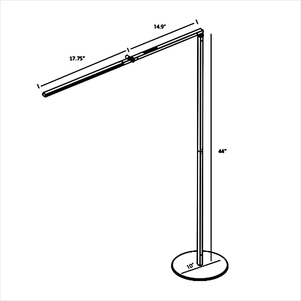 Koncept Z-Bar LED Floor Lamp