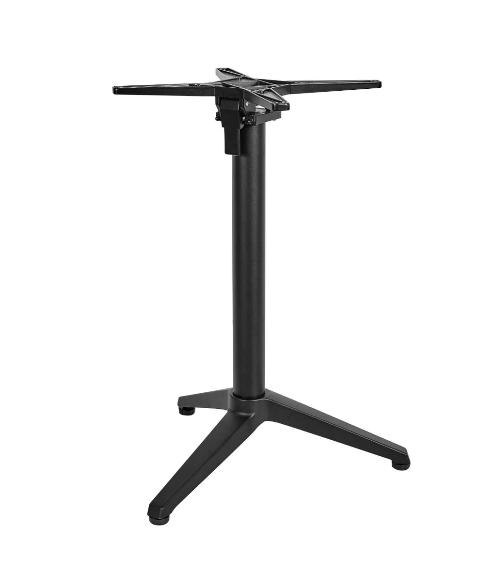 Bruges Flip Table Base — 3 Leg — Black – Workplace Surplus